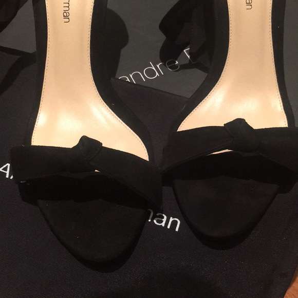 NWB Alexandre Birman Black Suede Claritas sz 36.5 - Picture 6 of 8